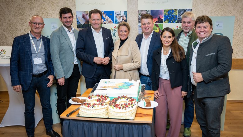 Festakt im Naturpark Jauerling Wachau mit hochkarätigen Gratulantinnen und Gratulanten, © NLK Pfeiffer Festakt im Naturpark Jauerling Wachau mit hochkarätigen Gratulantinnen und Gratulanten, © NLK Pfeiffer