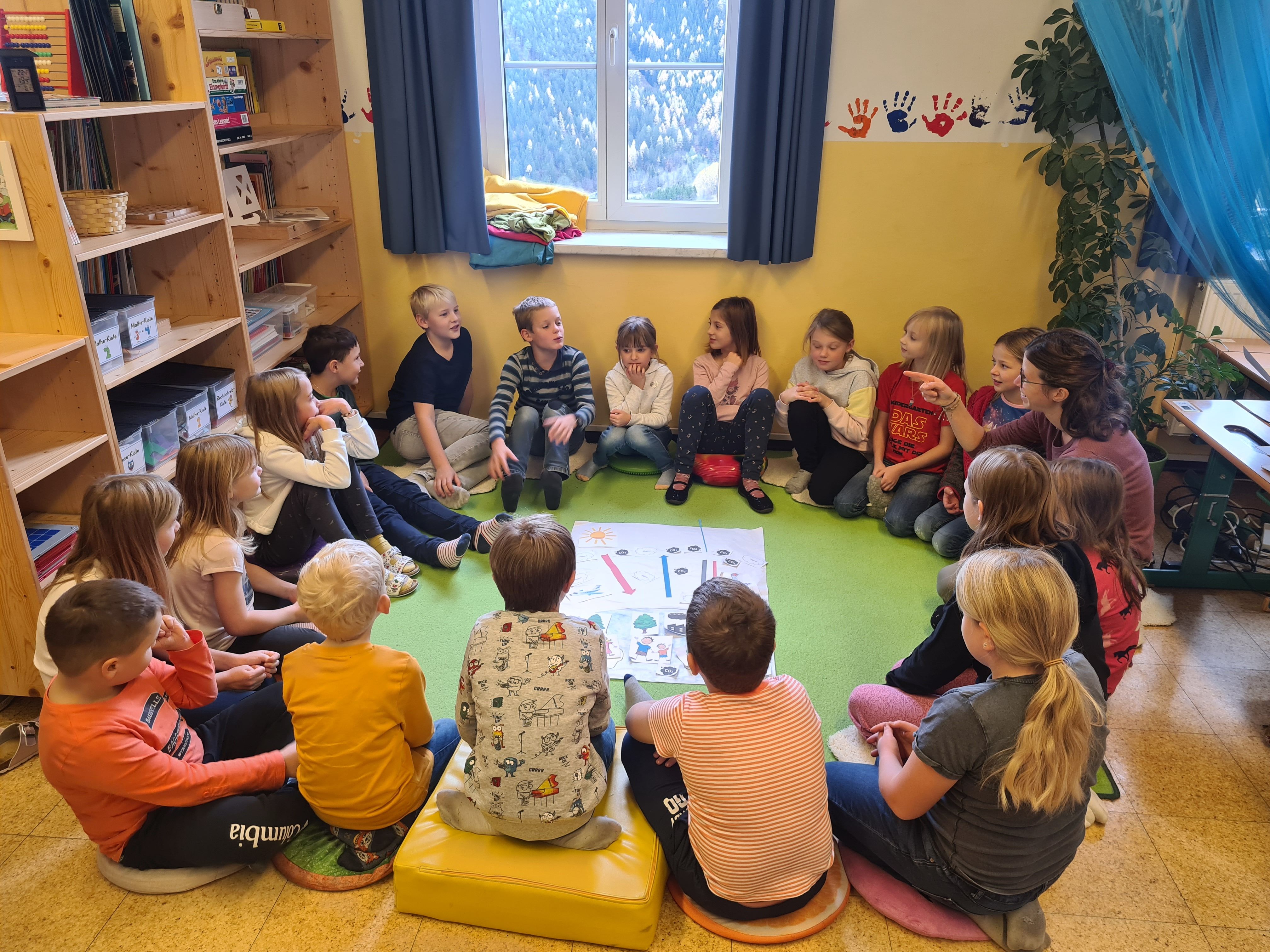 Kinder der Naturpark-Schule Annaberg 