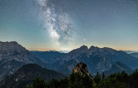 Nachthimmel im Nationalpark Gesäuse, © Andi Hollinger