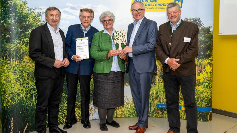 Den Verantwortlichen des Naturpark Ötscher-Tormäuer wird der Josef Schöffel-Preis verliehen.