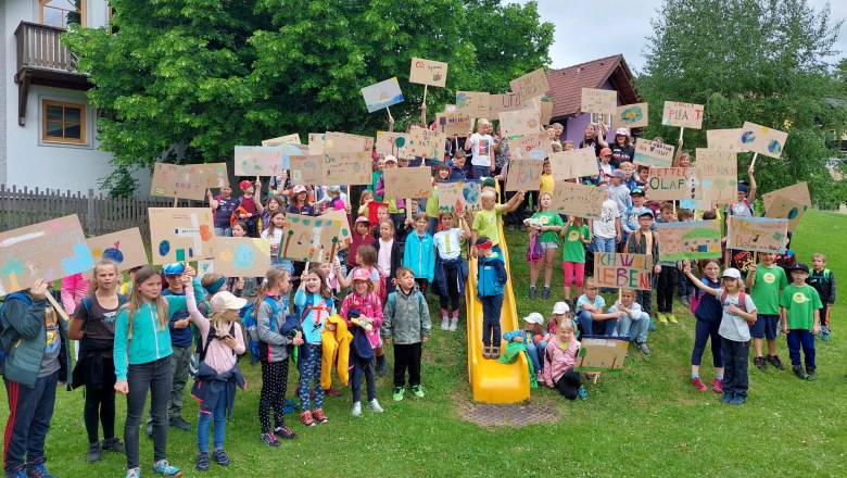Klima-Demo in Mitterbach, © Naturpark Ötscher-Tormäuer