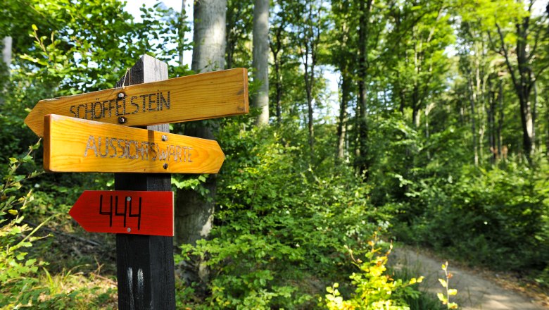 Wegweiser Naturpark Purkersdorf, © Naturparke Niederösterreich/POV