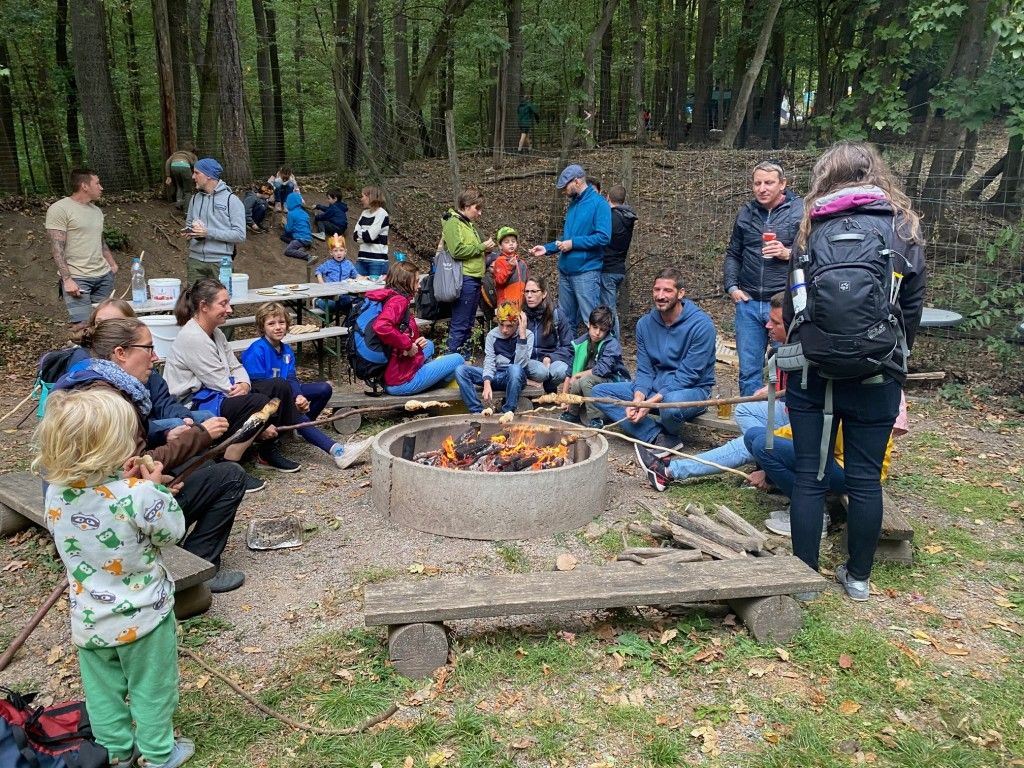 Lagerfeuer beim Naturparkfest