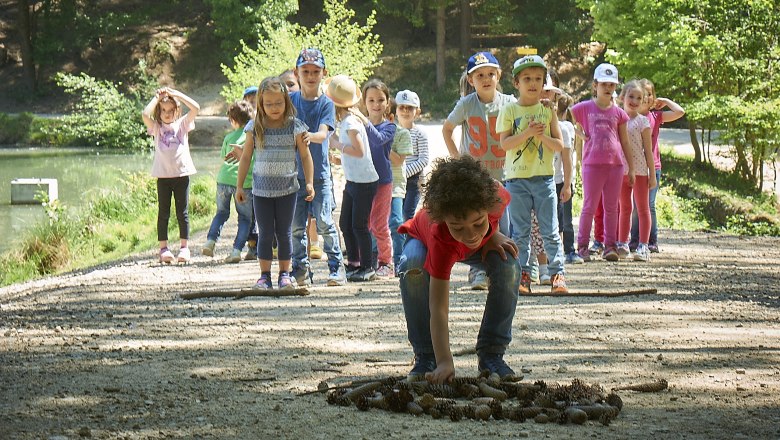 Kindergarten im Naturpark Sparbach, © Naturpark Sparbach/Fotoatelier Prendinger