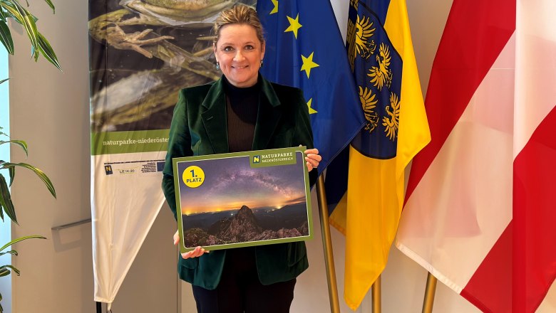 LR Rosenkranz präsentiert den 1. Platz des Fotowettbewerbes, © (c)Desiree Lauter