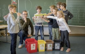 Abfallberatung in der Volksschule, © Die NÖ Umweltverbände