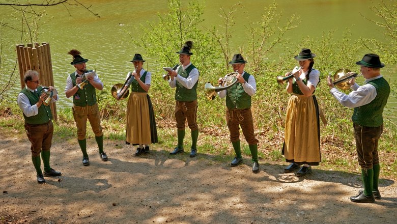 Jagdhornbläser Anningerblick, © Fotoatelier Prendinger