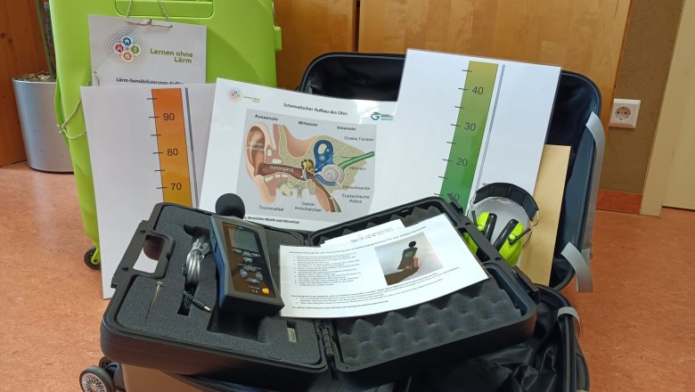 Lärmkoffer für die Mittelschule, © Verein Naturparke Noe