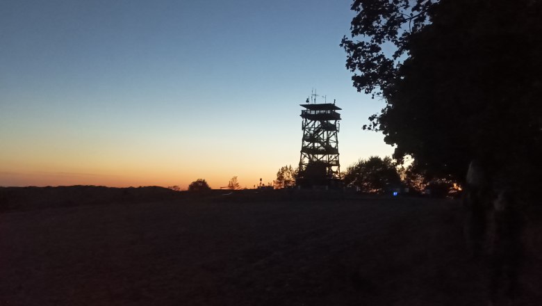 Nachts im Naturpark Leiser Berge, © Franziska Denner
