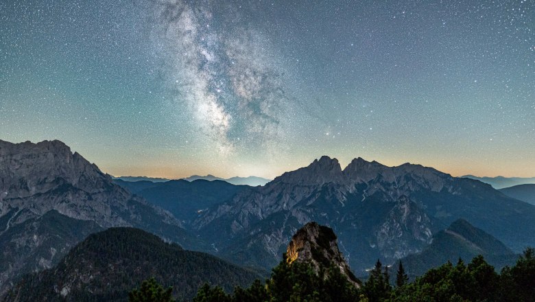 Nachthimmel im Nationalpark Gesäuse, © Andi Hollinger