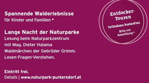 Programm Naturparkfest Purkersdorf , © Naturpark Purkersdorf