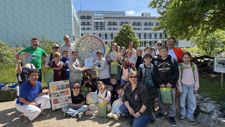Die KlimabotschafterInnen der VS Purkersdorf, © Büro LR Rosenkranz