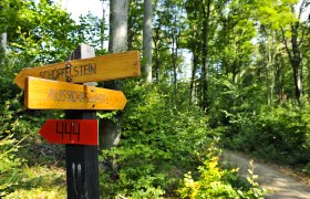 Wegweiser Naturpark Purkersdorf, © Naturparke Niederösterreich/POV