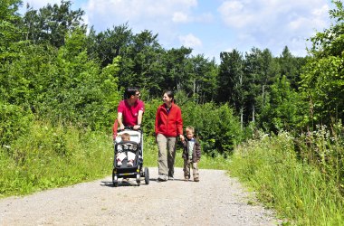 Familie mit Kinderwagen , © POV