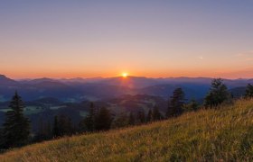 Ötscherblick Sonnenuntergang, © Helmut Hudler